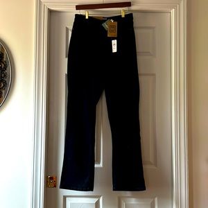 NEW WITH TAGS L.L. Bean black true shape denim jeans in 12 medium tall clsc kck